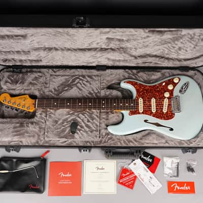 Fender American Professional II Thinline Stratocaster - 2024 - Daphne Blue image 16