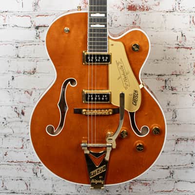 Gretsch 2022 G6120TG-DS Players Ed Nashville Hollow Body DS with Bigsby Roundup Orange with OHSC USED