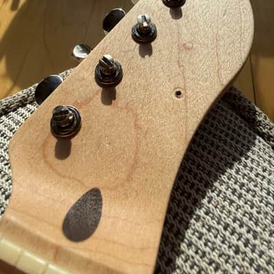 Musikraft Tele Neck - Rock Maple - 9.5” Radius - ‘51 U Profile - Bone Nut - Kluson Deluxe Locking Tuners image 5