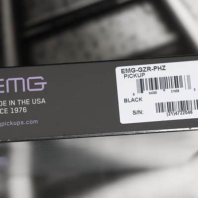 EMG GZR PHZ Black- Passive Precision - Black w/ Solderless Install System / Geezer Butler image 3
