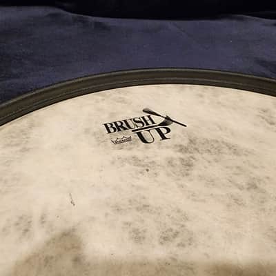 Remo 14" Brush Up Pad Drum Practice Pad Jazz Brush Ed Thigpen Skyntone Mint image 2