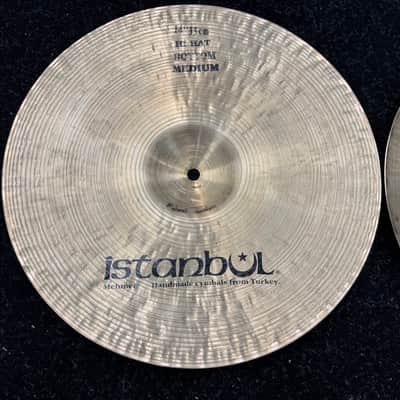 Istanbul Mehmet 14" Traditional Series Medium Hi-Hat Cymbals (Pair) 2010s - Traditional image 8