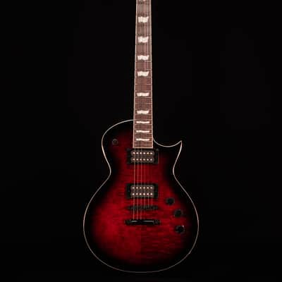 ESP LTD EC-256QM, See Thru Black Cherry Sunburst image 5
