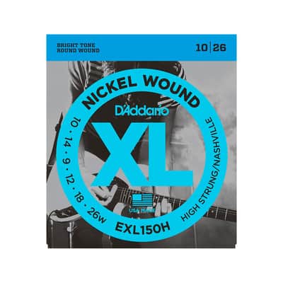 EXL150H Nickel Wound High-Strung/Nashville Tuning 10-26 D'Addario image 1