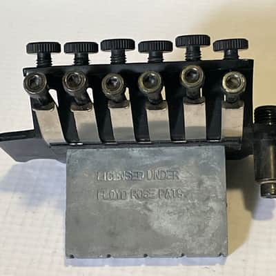 2000's Black Electric Guitar Licensed Floyd Rose Double Locking Tremolo Bridge image 4
