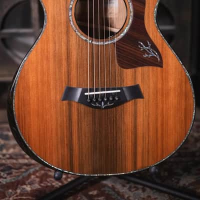 Taylor PS12ce 12-Fret Honduran Rosewood/Sinker Redwood Acoustic Electric Guitar with Deluxe Hardshell Case image 4