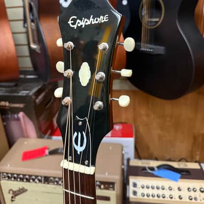 Epiphone FT-79 AN Inspired by Texan Reissue Acoustic Electric Guitar -2009 - Antique Natural w/hard case image 11