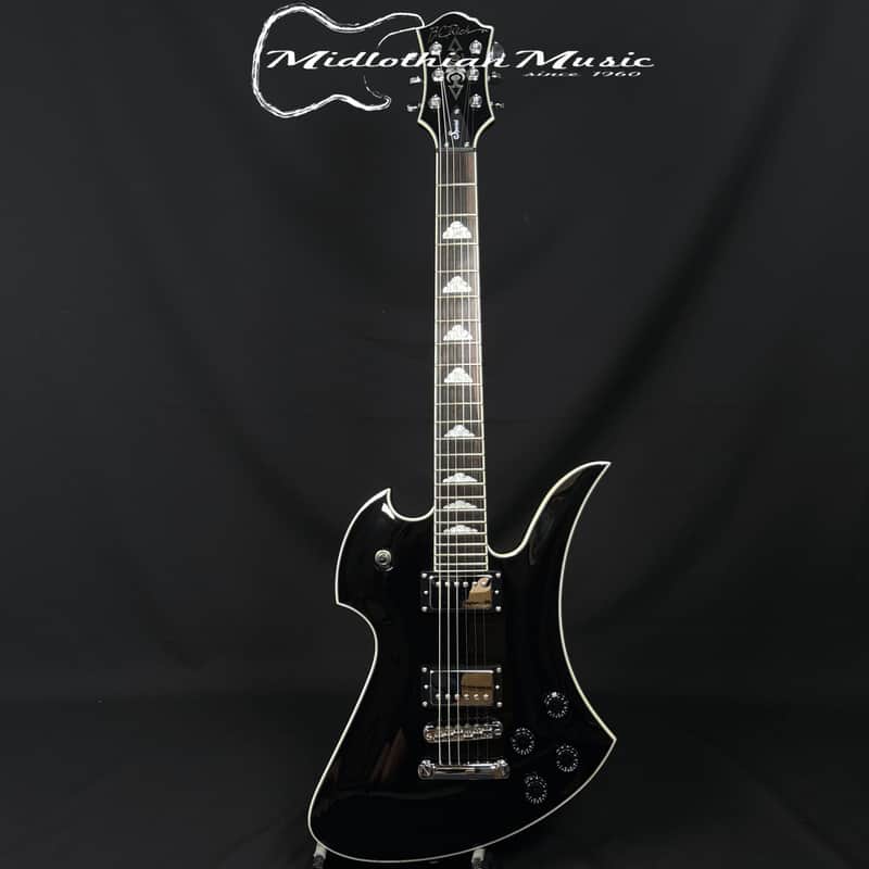 B.C. Rich - Mockingbird Special Electric Guitar - Black Gloss USED image 1