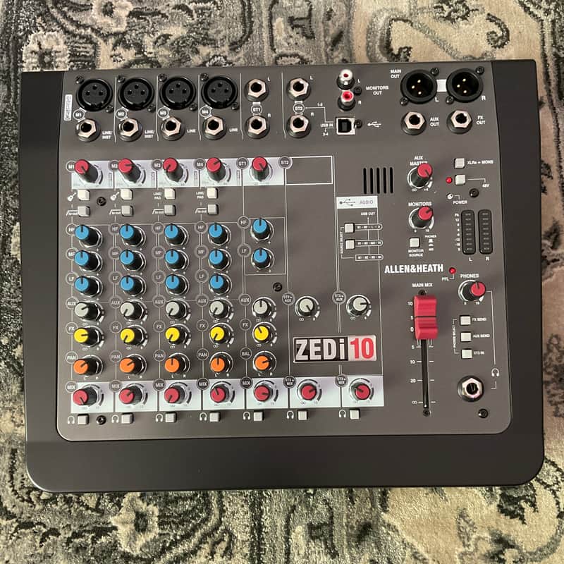Allen & Heath ZEDi-10 Hybrid Compact Audio Mixer / 4×4 USB Interface (AH-ZEDi-10) image 1