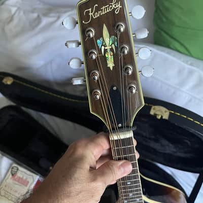 2005 Kentucky KM-250 Artist A Model - Nitrocellulose Sunburst with Case, Upgraded Bridge, Strap and Spare String Sets image 6