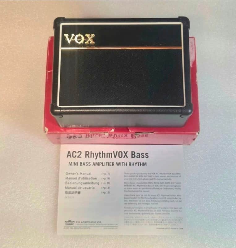VOX AC2 RV RhythmVox Bass Guitar Mini Amp - Exc w/box/manual image 1
