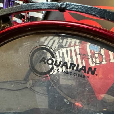 Rikki Rockett's, Rockett Drum Works, Devil City Angels, Carbon Fiber Shell, 22", 12", 14", 16", Matching 6x14" Snare. 2015 SIGNED!! image 15