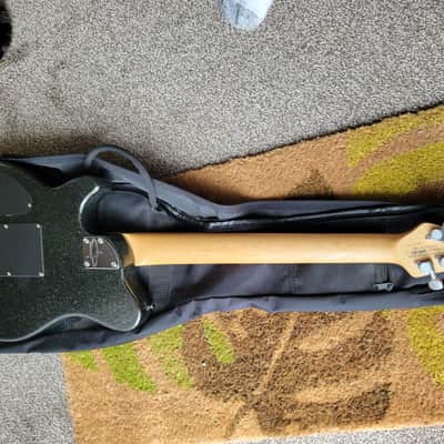 OLP(Music Man) Axis - Black sparkle with gig bag and splitters image 6