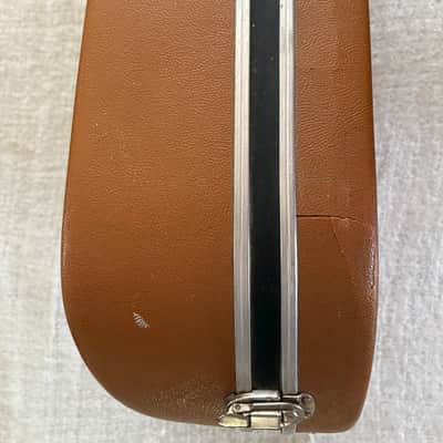 Vintage 1970's Ovation Deep Bowl Acoustic Guitar Case Round Back Brown USA - No Guitar CASE ONLY image 9