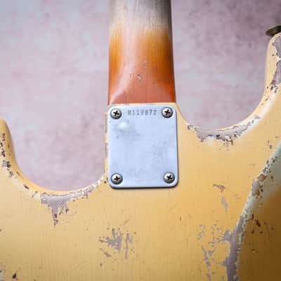FENDER USA Masterbuilt '61 Reissue Stratocaster Heavy Relic *Vincent Van Trigt " Vintage White + Rosewood" (2024) image 18