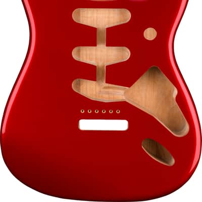 Fender Classic Series 60's Stratocaster SSS Alder Body Vintage Bridge Mount Candy Apple Red image 1