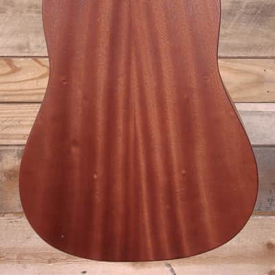 Martin D Jr E Acoustic/Electric Guitar Natural w/ Case image 3