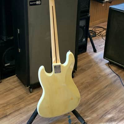 Water Wheel Guitars Jazz Bass Body by Peter Florance 2021 Butter White nitro image 5
