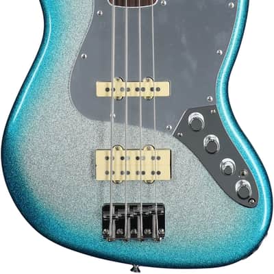 Fender Limited Edition Player Plus Blu DeTiger Jazz Electric Bass (with Gig Bag), Sky Blue image 6