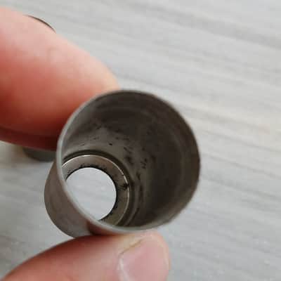 Unknown Pair (2) Tube Shields 6AU6 7-pin Snap-on S20-02 Vintage Vacuum 1950s-1960s image 4