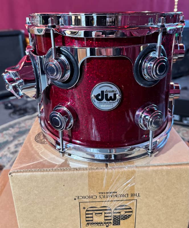DW Collector’s Series VLT - Red Glitter 10“ Tom image 1