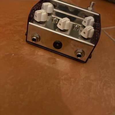 ThorpyFX The Dane Peter Honore Signature Overdrive / Boost 2010s - Silver / Purple image 5