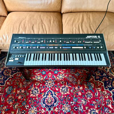 Roland Jupiter 6 c 1983 original vintage analog poly synth MIJ Japan image 2