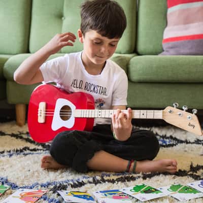 Loog Pro Acoustic Guitar - Black image 5