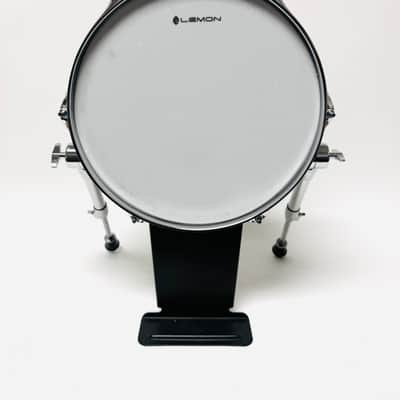 Lemon 12” Red Wrapped Bass Kick Drum for Roland and Alesis Kit image 2