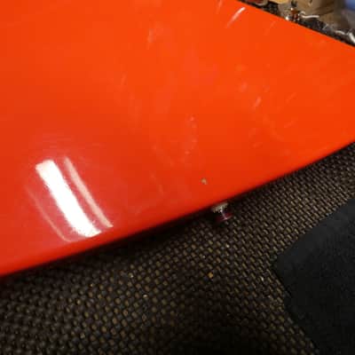 Arbor Explorer Bass 1987 - Dayglo Signal Red image 11