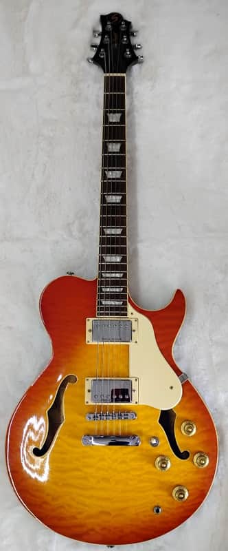 Samick Greg Bennett Royale RL3 Cherry Sunburst w/Hard Case