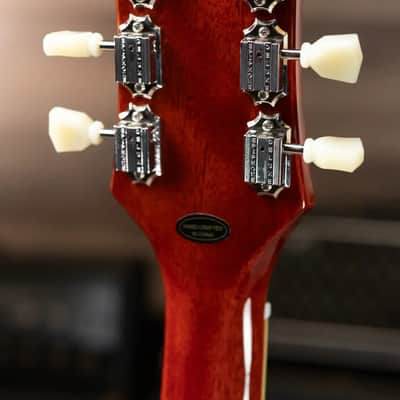 Epiphone Les Paul Standard 50s Figured Electric Guitar - Bourbon Burst with Gig Bag image 6