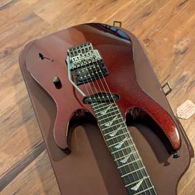 1990 Hamer Californian Elite Electric Guitar Black Cherry Sparkle All Original & CLEAN!! image 7