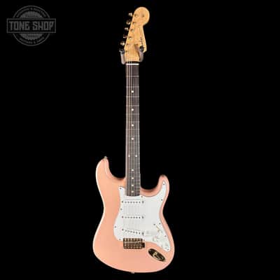 Used 2010 Fender Custom Shop 1960 Strat NOS Shell Pink GH w/Case TSU24135 image 2