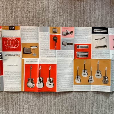 1965 - 1966 Fender Foldout Catalog Case Candy image 3