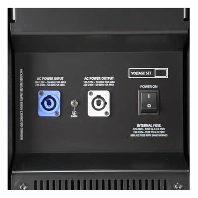 RCF Sub 8004-AS Active Subwoofer Speaker + Casters 4-Pack Locking Wheels image 4