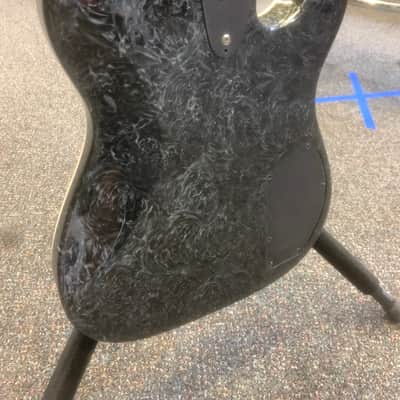 G&L ASAT Bass Left Handed Black Swirl Rare image 7