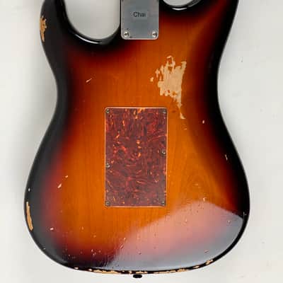LsL Instruments Saticoy Mick Mars Tribute MM 3 Tone Sunburst Heavy Age Floyd Rose - Brand New with case image 13