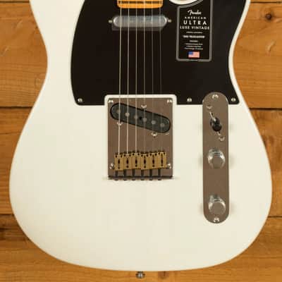 Fender American Ultra Luxe Vintage '50s Telecaster - Maple - White Blonde image 3