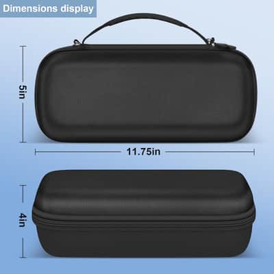 Carrying Case Compatible with Bose SoundLink Plus Portable Bluetooth Speaker, Hard Travel Case with Mesh Pocket for Charging Cables & Accessories, Speaker Bag with Shoulder Strap & Carabiner(Box Only) image 2