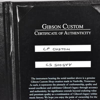 2025 Gibson Custom Les Paul Custom Lefty Left-Handed | Gloss Ebony w/OHSC image 14