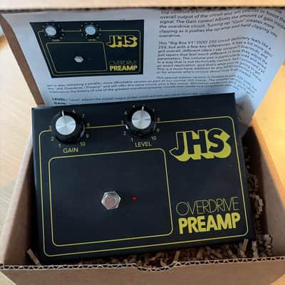JHS #75 Throwback Overdrive / Preamp 2022 - Black / Yellow image 8