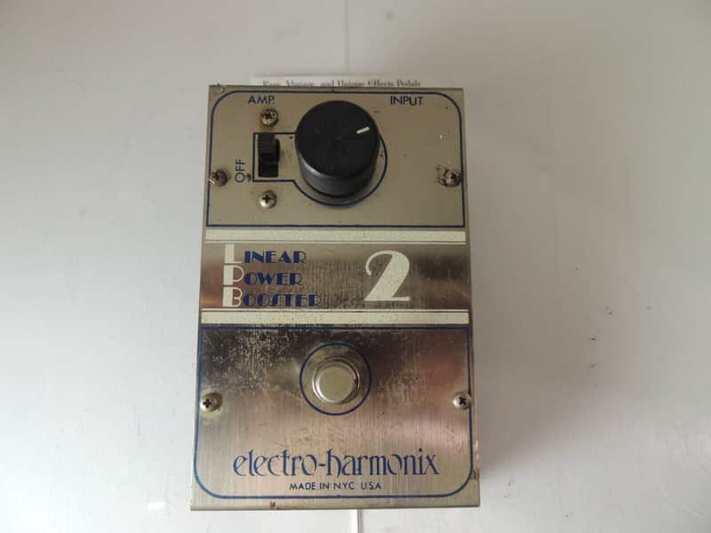 Vintage Electro Harmonix Linear Power Booster 2 LPB Effects Pedal Free USA Ship image 1