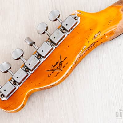 2023 Fender Custom Shop Limited Edition ‘59 Telecaster Custom Super Heavy Relic Sunburst image 5
