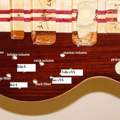 Alembic Stanley Clarke Deluxe 1995 Rosewood image 11