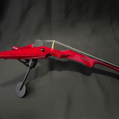 Wood 5 String Fretted Custom Viper - Custom Deep Red Pattern Finish image 14