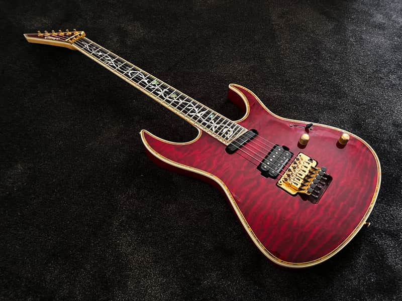 ESP Edwards E-CY-165CTM Black Cherry + ESP gig bag - 27 frets