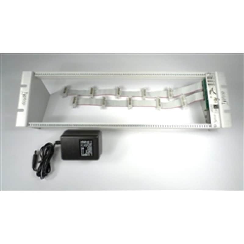 Tiptop Audio Happy Ending EU 19" Rack Eurorack Case & Power Kit (Silver) image 1