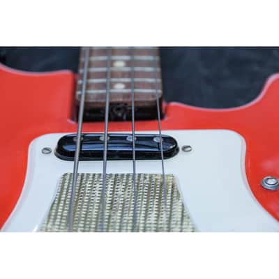 1966 Hagström Kent 1-B Bass red image 22