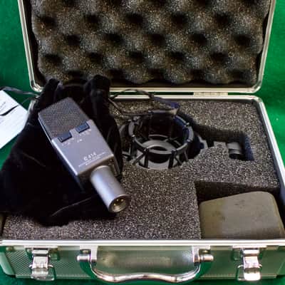AKG C414 XLS Large Diaphragm Multipattern Condenser Microphone 2010s - Black image 1